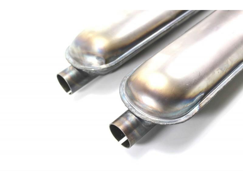 Auspufftöpfe Zündapp KS601, Roh, L+R – Bild 6