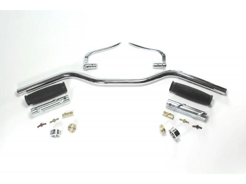 Lenker Satz Zündapp DB200 DB250 DBK200 verchromt – Bild 2