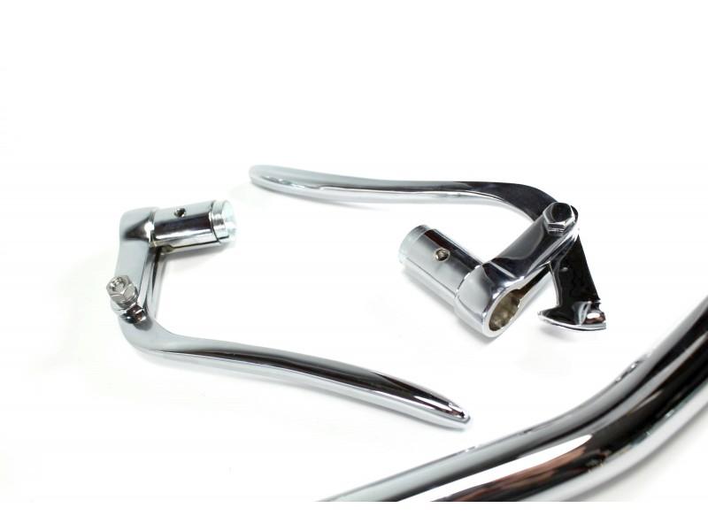 Lenker Satz Zündapp DB200 DB250 DBK200 verchromt – Bild 6