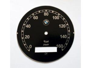 Zifferblatt für Tachometer BMW R71 - bis 160km VER.II