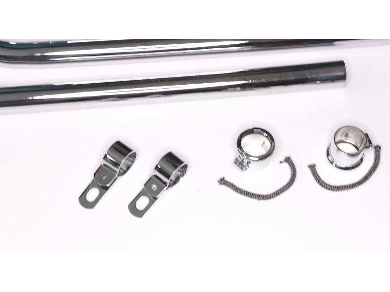 Auspuffanlage ZÜNDAPP DB200 DB201 DB202 verchromt – Bild 8