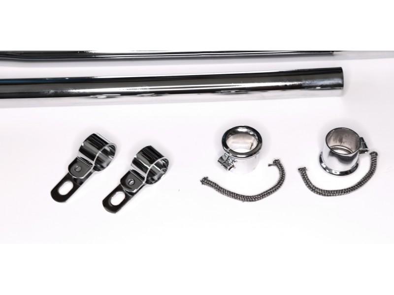 Auspuffanlage ZÜNDAPP DB200 DB201 DB202 verchromt – Bild 9