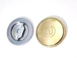 Tankdeckel Deckel Verschlußdeckel Messing f. BMW R35 , 2Tlg. 80 / 105 // 113 mm