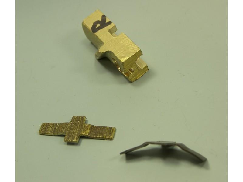 Gleitstück & Blattfeder & Gleitfeder Einsatz (3-teilig) für Rollgas RECHTS für ZÜNDAPP DB, DBK, KK, K500, K800 Motorräder – Bild 4