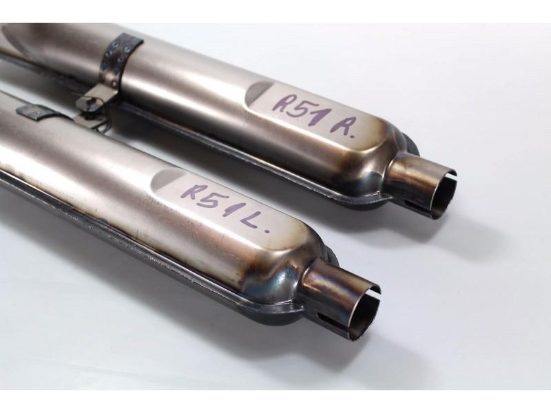Auspufftöpfe, Auspufftopf (L+R) BMW R51, R66 Motorräder – Bild 3
