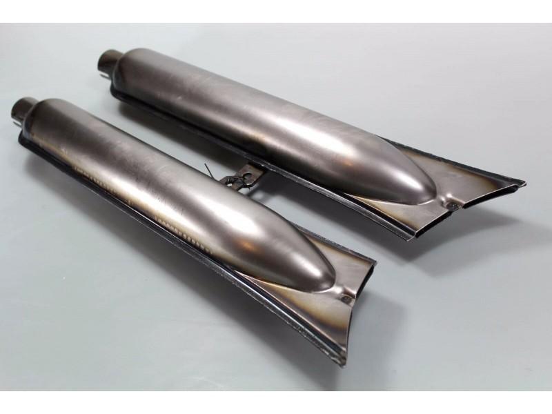 Auspufftöpfe, Auspufftopf (L+R) BMW R51, R66 Motorräder – Bild 2
