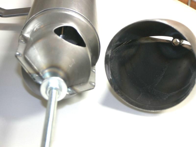 Auspufftöpfe, Auspufftopf (L+R) IZH 49, IZ 49 Motorrad – Bild 5