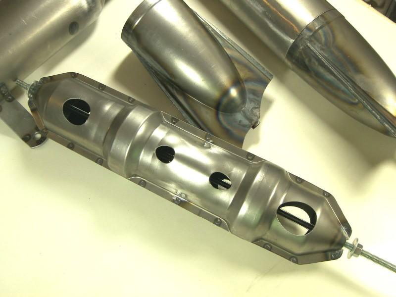 Auspufftöpfe, Auspufftopf (L+R) IZH 49, IZ 49 Motorrad – Bild 8