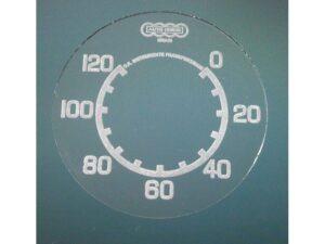 Zifferblatt aus Glas für Tachometer ISGUS für DKW350 NZ Wehrmacht Version