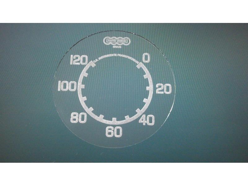 Zifferblatt aus Glas für Tachometer ISGUS für DKW350 NZ Wehrmacht Version – Bild 2