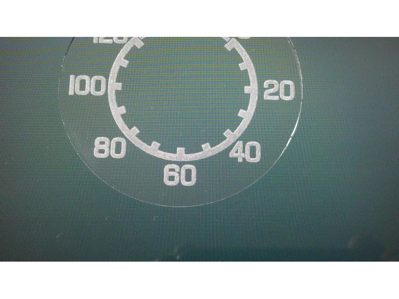 Zifferblatt aus Glas für Tachometer ISGUS für DKW350 NZ Wehrmacht Version – Bild 5