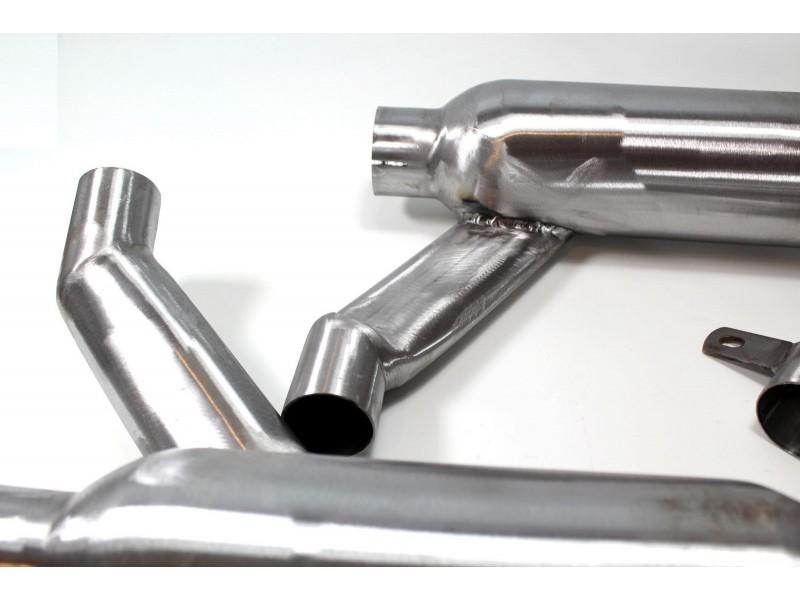 Auspufftöpfe Satz mit Klemmschelle für DKW 500 NZ Motorräder (EU) – Bild 5