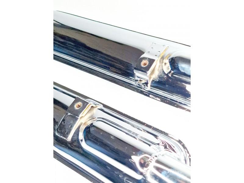 Auspufftöpfe Zündapp KS601 verchromt L+R – Bild 4