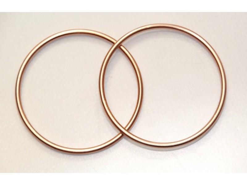 2x (1Paar) Krümmer - Dichtung Kupfer, Kupferring f DKW 500 NZ, SB, DKW-Rad 50 mm,neu, Ersatzteil-Nr. 7762 – Bild 3