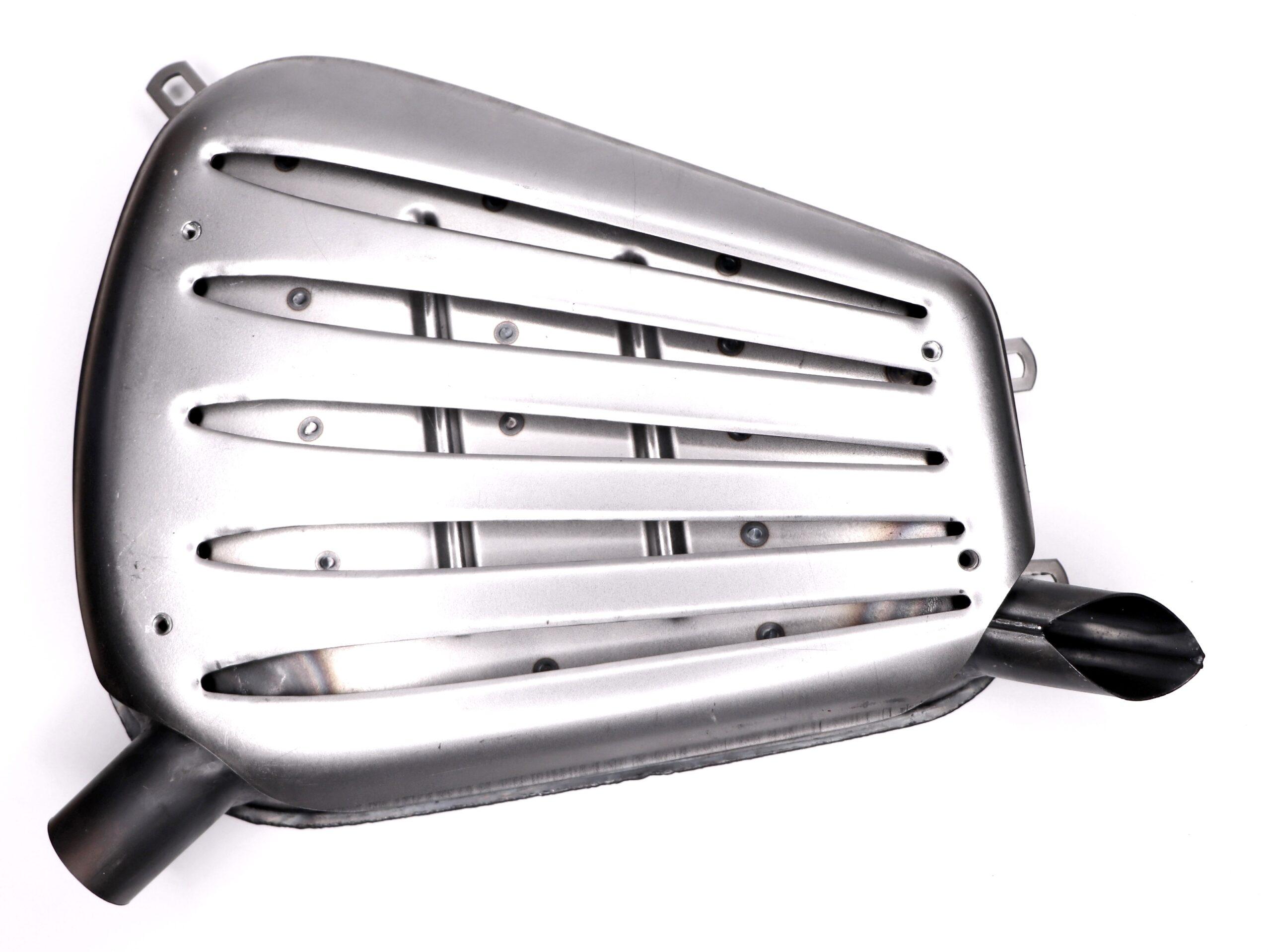 Auspufftopf mit Warmschutz Gitter passend für ZÜNDAPP KS750 Motorräder Wehrmachtsgespann