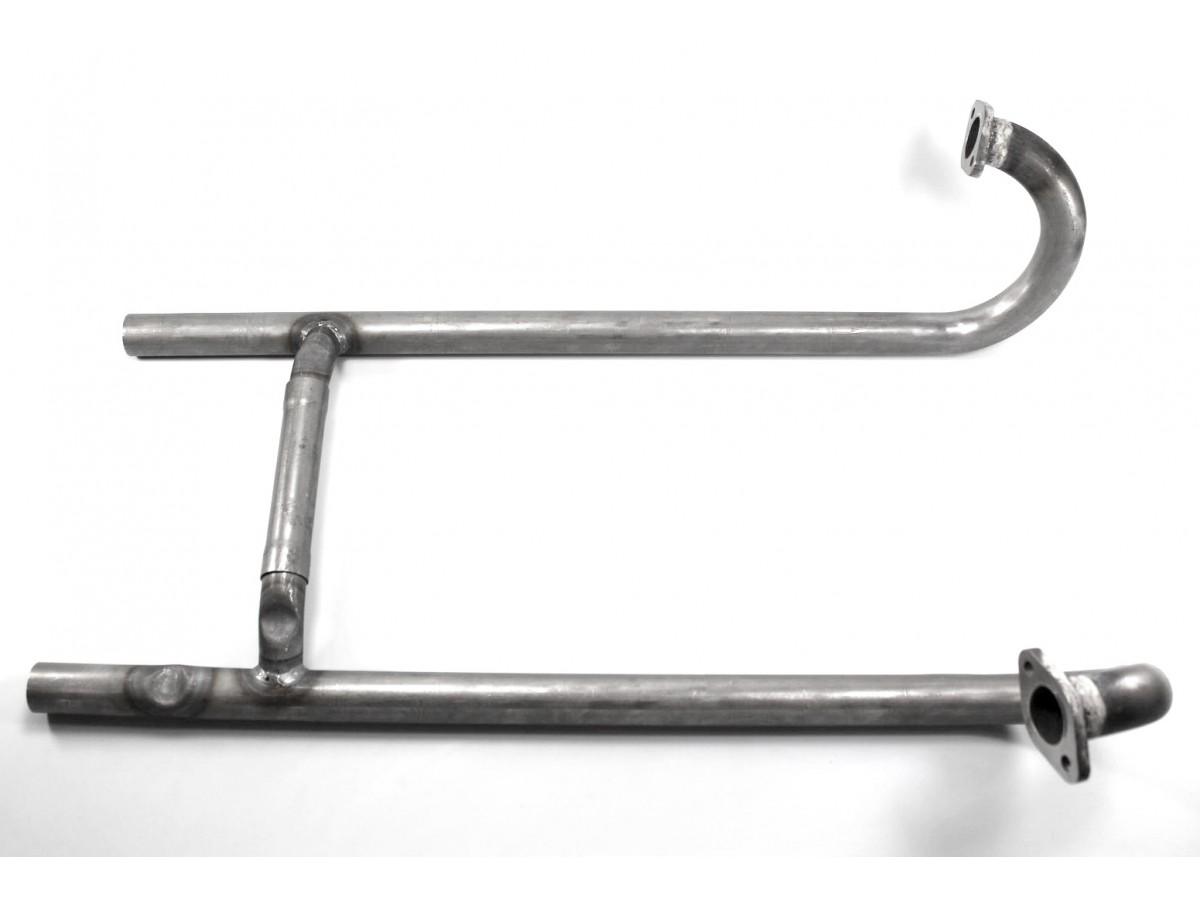 Auspuffkrümmer für ZÜNDAPP KS601 – 3-teilig, roh – Bild 2