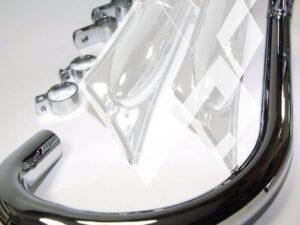 Auspuffkrümmer - Krümmer für ZÜNDAPP KS601 Motorräder, 1 Satz, verchromt