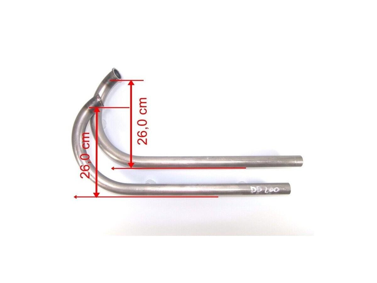 Auspuffkrümmer - Krümmer für ZÜNDAPP DB200 , DB201 , DB202, ab 1938 Bj. , (1Paar), roh – Bild 6