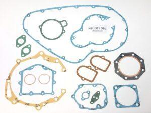 Motor Dichtungssatz für NSU 351 OSL Motorräder (mit Aluminium-Kopf)