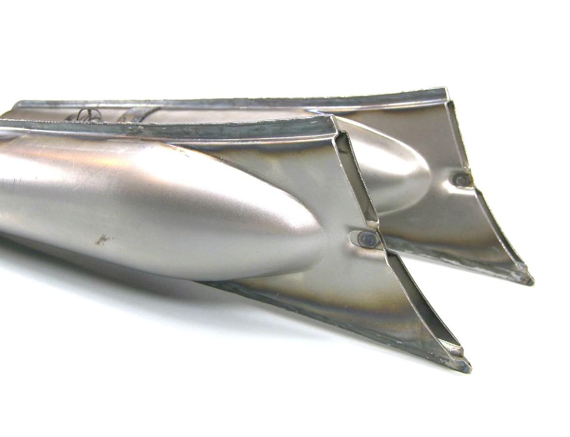 Auspufftöpfe BMW R12 roh, ohne D.R.P., roh – Bild 2