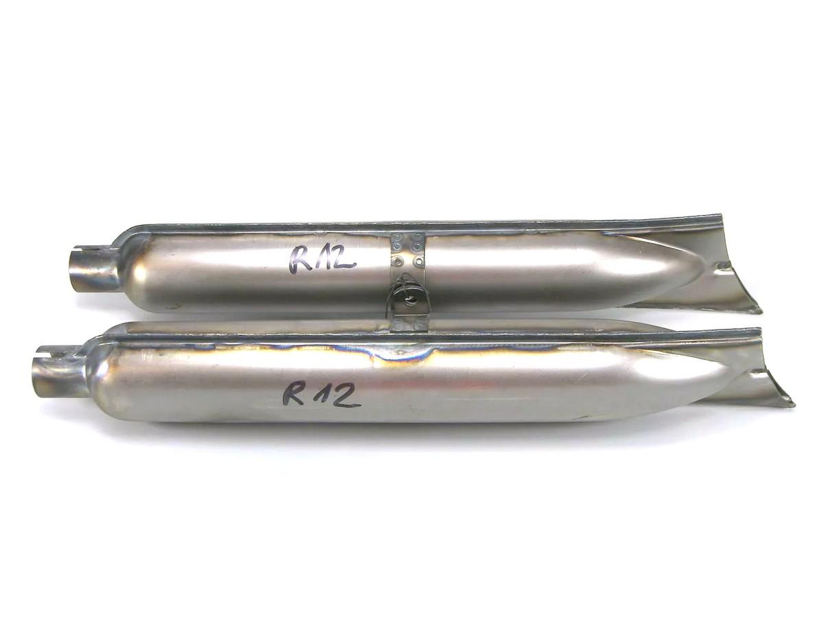 Auspufftöpfe BMW R12 roh, ohne D.R.P., roh – Bild 6