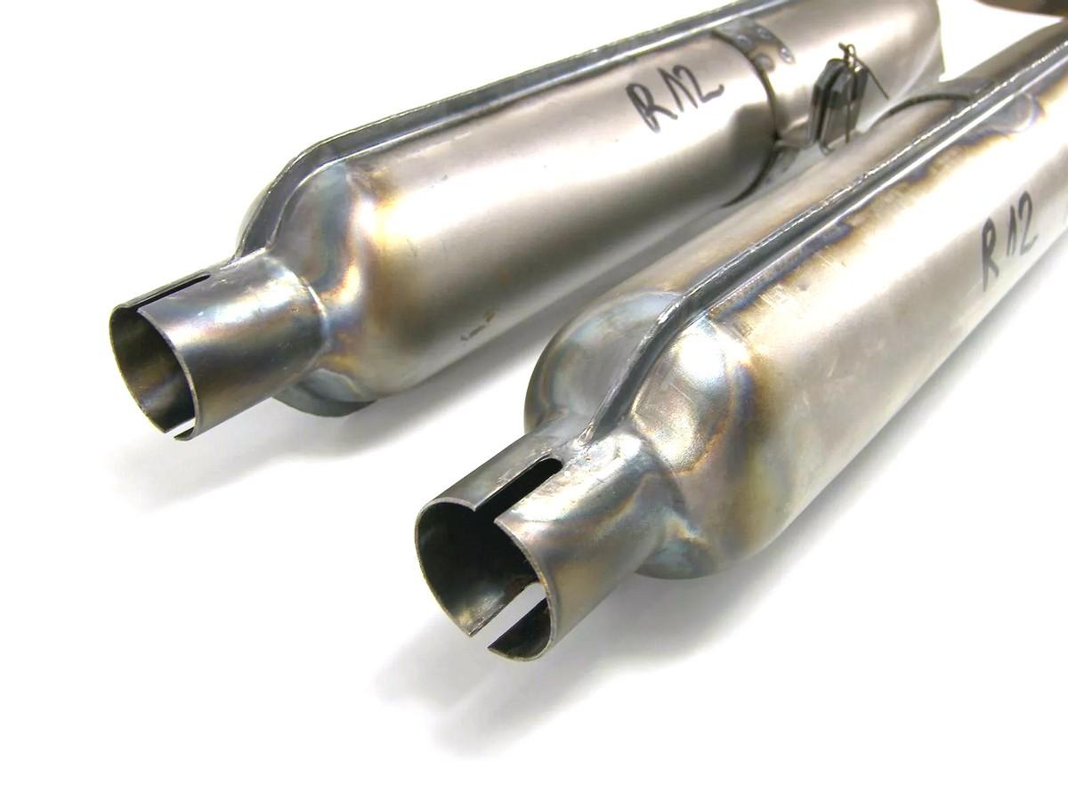 Auspufftöpfe BMW R12 roh, ohne D.R.P., roh – Bild 3