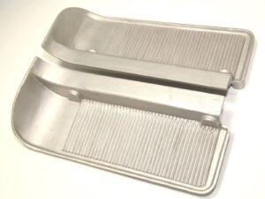 Trittbretter Aluminium für BMW R11/R47/R57/R63 – ohne Bohrungen (1 Paar)
