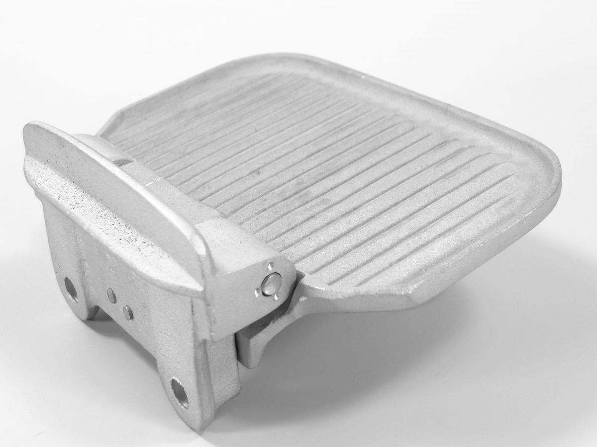 Sozius-Trittbrett rechts für BMW R35/R35-2/R2/R3/R4/R12/R17/R11/R16 – klappbar (Aluminium) – Bild 3