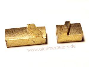 Gleitstücke für Drehgriff rechts NSU OSL aus Messing