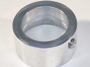 Abschlussring 25 mm für Rollgas – passend für NSU OSL & D-Rad (poliert)