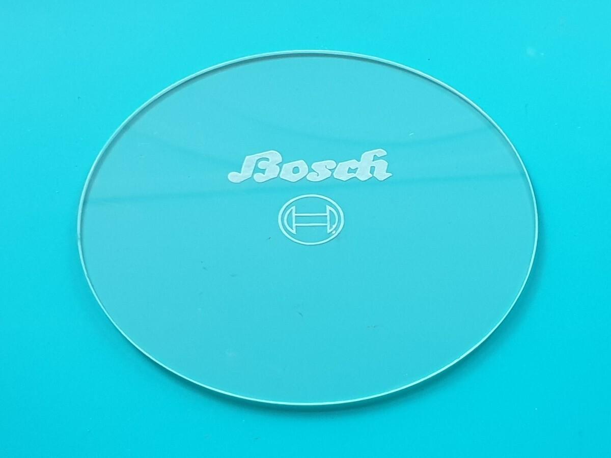 Glas - Scheinwerferglas für BOSCH J130 IMPERIA, NSU, BMW, DKW, D-Rad, REPLIK neu – Bild 3