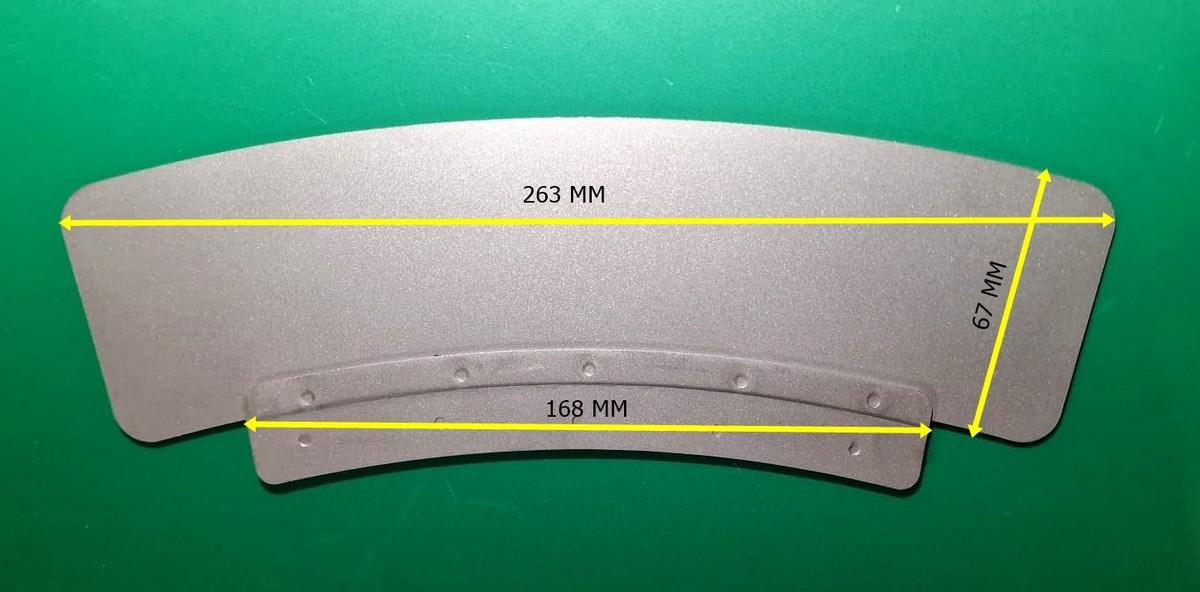 Vorderes Nummernschild für BMW R2, R3, R4, R11, NSU, DKW (roh) – Bild 3