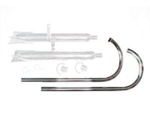 Auspuffkrümmer Zündapp DB200 verchromt