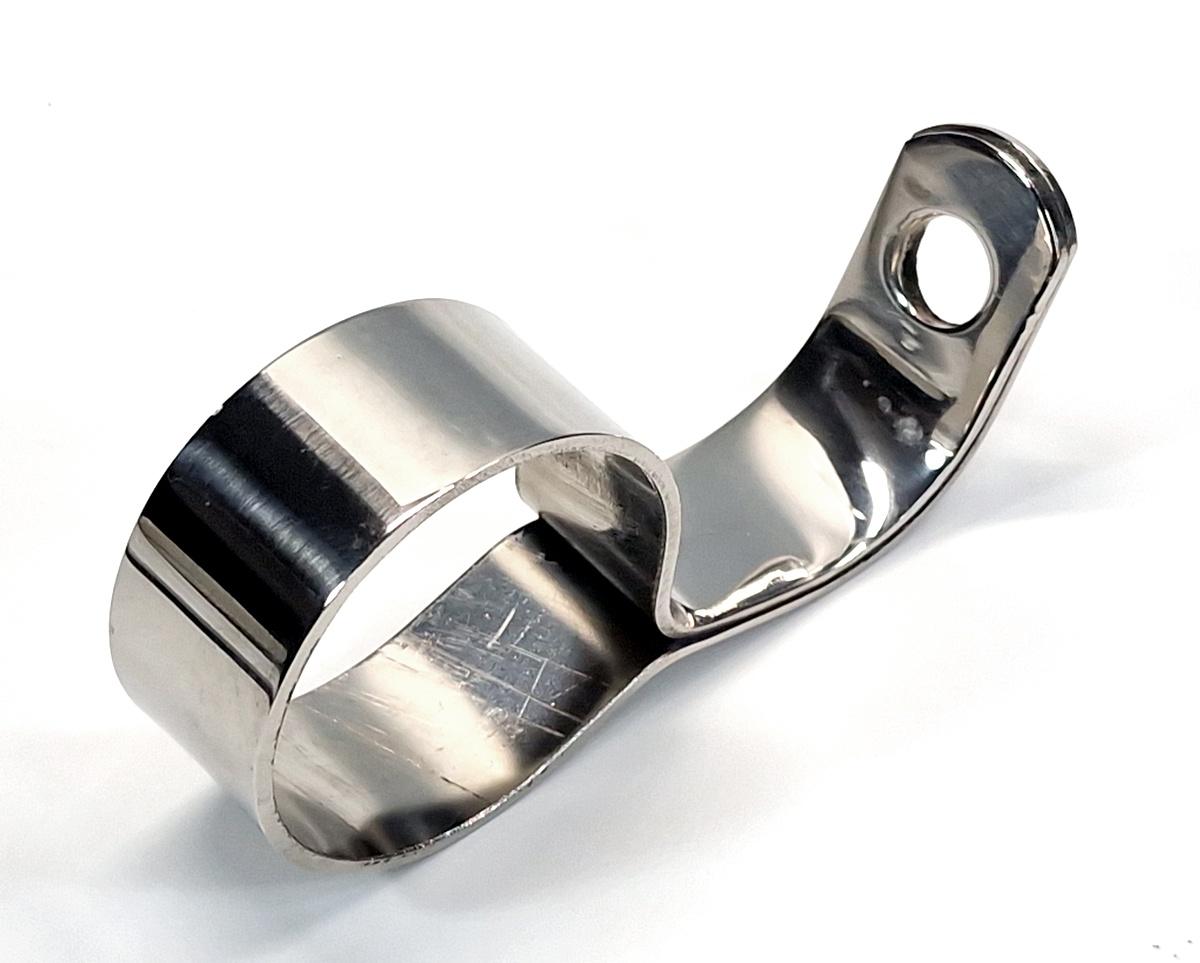 Krümmerhalter / Krümmer-Halteschelle für DKW NZ 250 aus Edelstahl